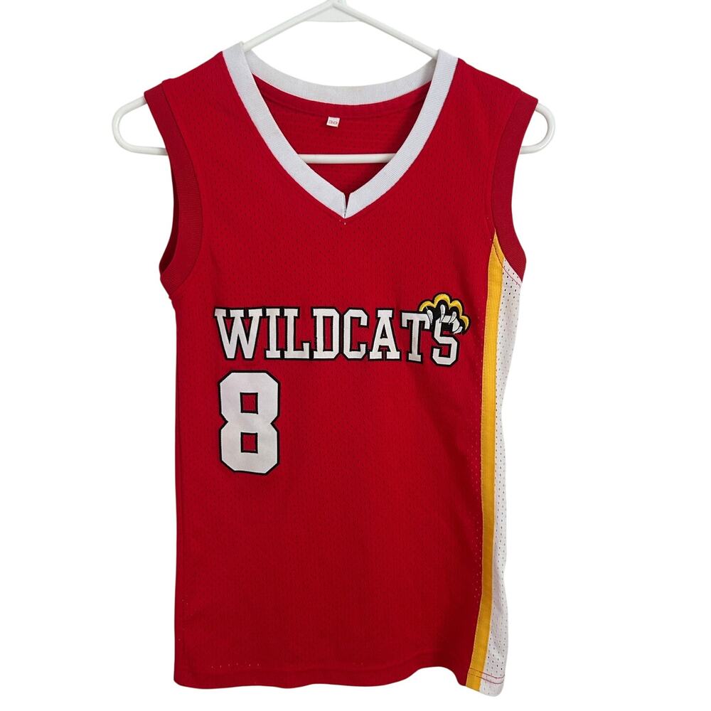 Wildcats Sports Jersey “DANFORTH 8” – Red Sleeveless Youth Size 30